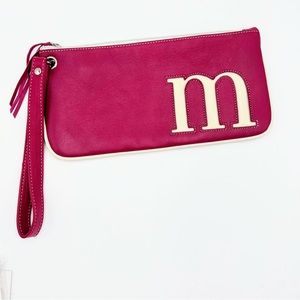 Fiona Lang Hot Pink Wristlet Bag